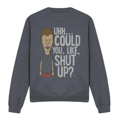 Beavis & Butthead Unisex Adult Could You Like Shut Up? Sweatshirt