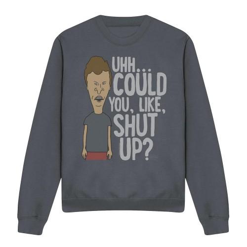 Beavis & Butthead Unisex Adult Could You Like Shut Up? Sweatshirt