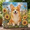 Kit de Manualidades Artísticas de Perlas Artificiales 3D Animales DIY, Linda Decoración de Pared con Pintura, Kit de Manualidades con Flores para Adultos, Hogar Hecho a Mano Adultos