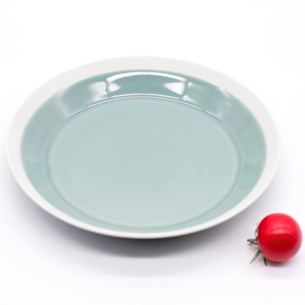 Yumiko Iihoshi Porcelain X Kimura Glass Store Dishes 200 Plate Plate Dish 20cm Made In Japan 255626 Light Blue (pistachio Green)
