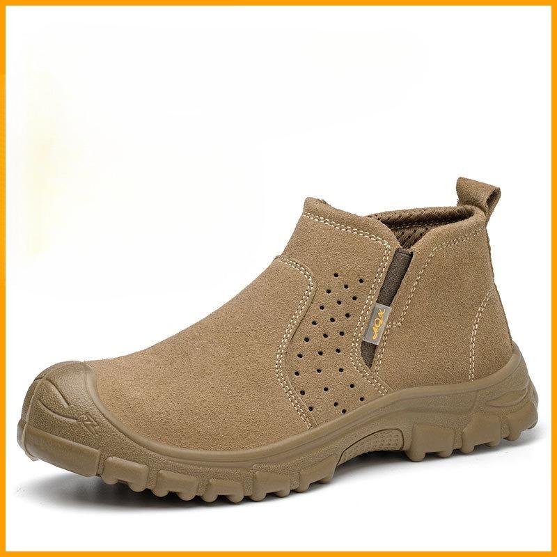 Vysoce kvalitní pánské odolné pracovní boty Nové bezpečnostní boty proti nárazu a propíchnutí Pánské ochranné bezpečnostní boty Designérské pánské boty