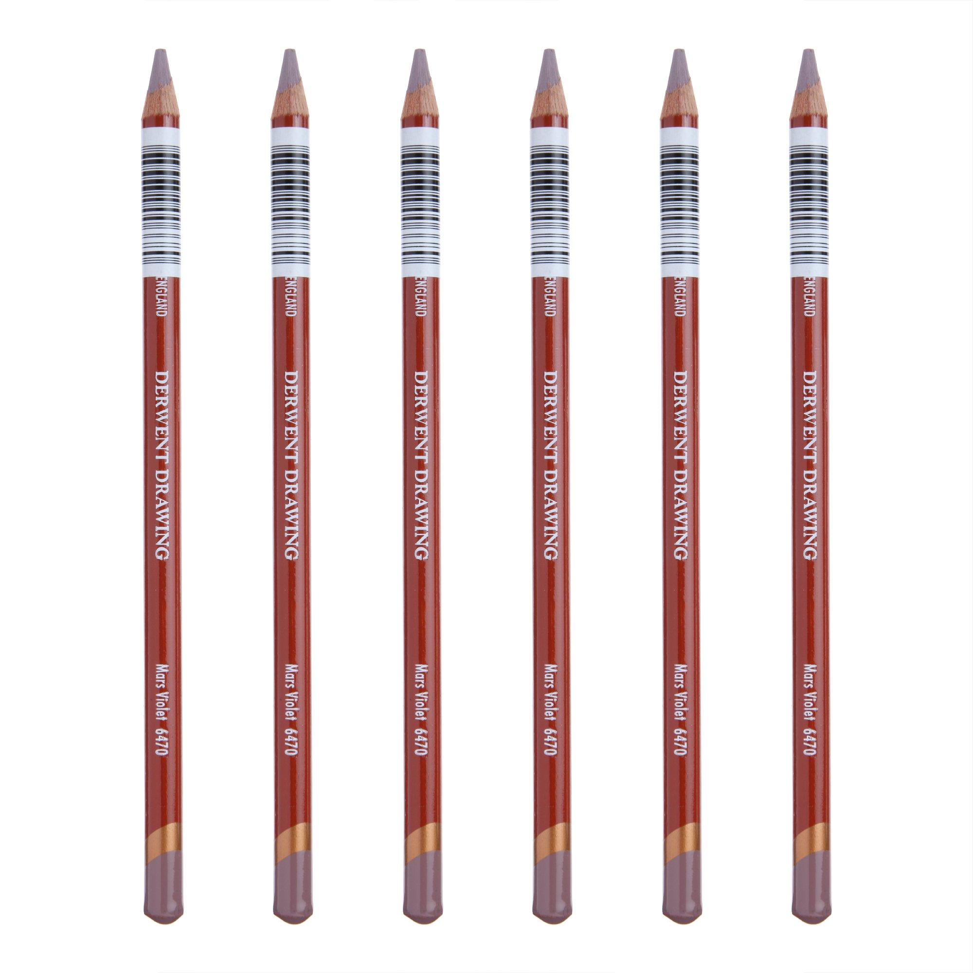 Derwent Mars Violet Drawing Pencils Case of 0700688 6470, 6,