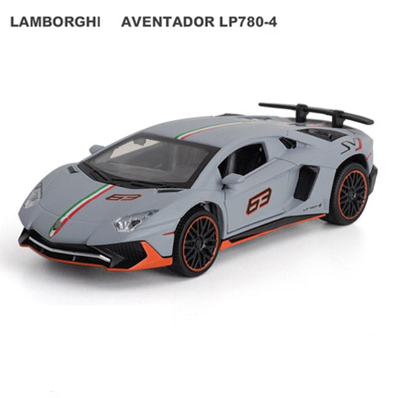 

1:32 Aventador LP780-4 Alloy Sports Car Model Diecasts & Toy Vehicles Metal Toy Car Model High Simulation Collection Kids Gifts