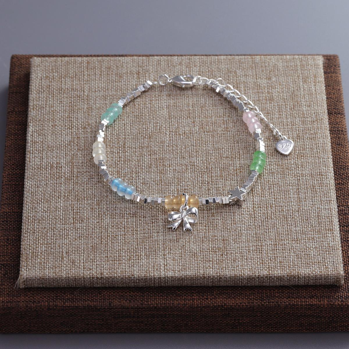 

Женский оригинальный браслет бабочка бант цветные стеклянные бусины женские аксессуары подарки для хороших друзей