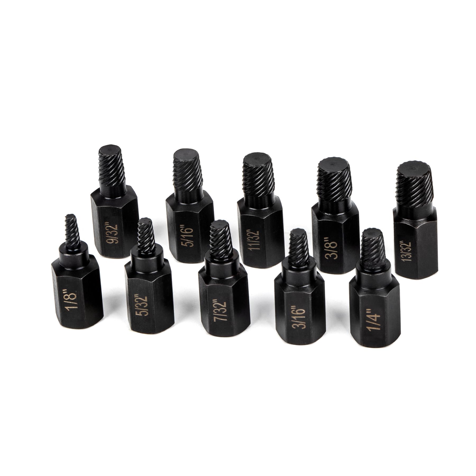 

10 шт. экстракторов сломанных винтов, инструменты для снятия нескольких болтов, подходящие для быстрого извлечения сломанных винтов, болтов и шпилек