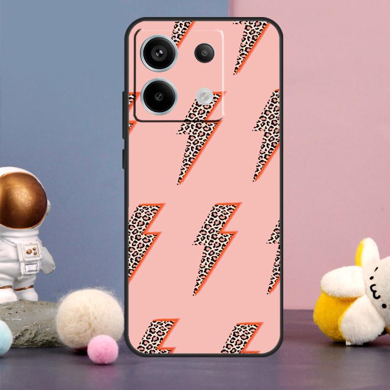 Boho Botanical Leaf Cow Cactus Case For Xiaomi Redmi Note 15 Pro Plus 10 11 12 13 14 Pro Redmi 15 15C 14C 10C 12C 13C Cover