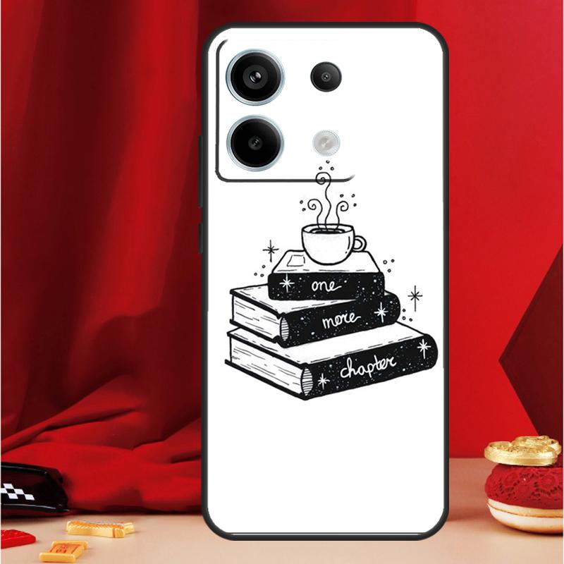 

Чехол для телефона Книги и Кофе для Xiaomi Redmi Note 13 Pro 12 10 9 8 11 Pro 12S 11S 10S 9S 10A 9C 10C 12C 13C Redmi 10A