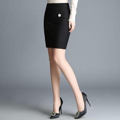Office Lady Skinny Business Attire Red Hip-hugging Skirt Summer New Women Basic Versatile Fashion Casual Mini Office Wear Skirts