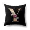 Polyester Pillowcase Home Car Decoration Printing Pillowcase 26 English Letter Cushion Cover