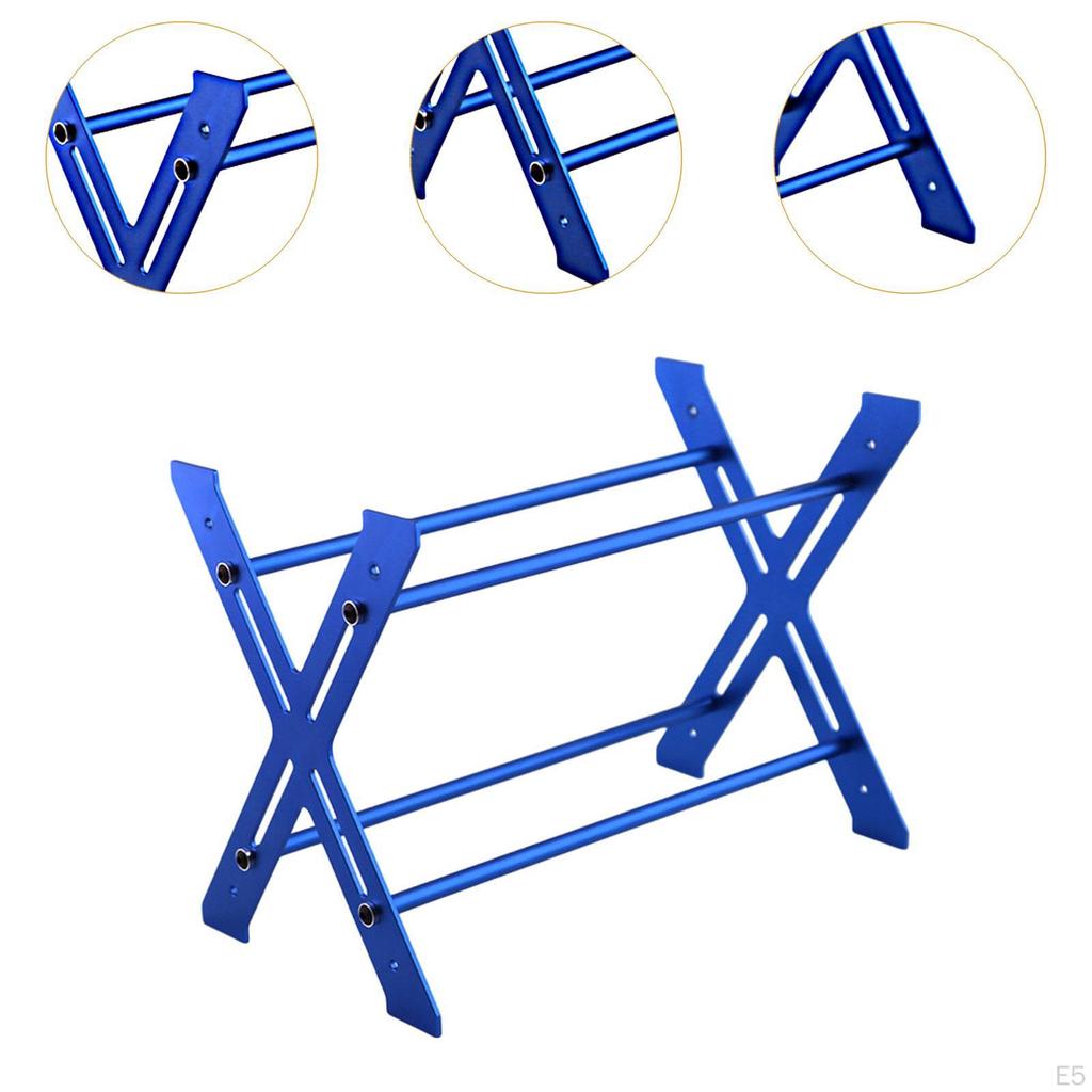 RC Car Alloy Tires Rack Crawler Tire Wheel Rim Holder Display Metal Stand