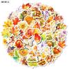 10 30 50Pcs Cartoon Fallen Leaves Stickers Autumn Plants Diy Phone Laptop Guitar Travel Luggage Skateboard Toys Graffiti Sticker