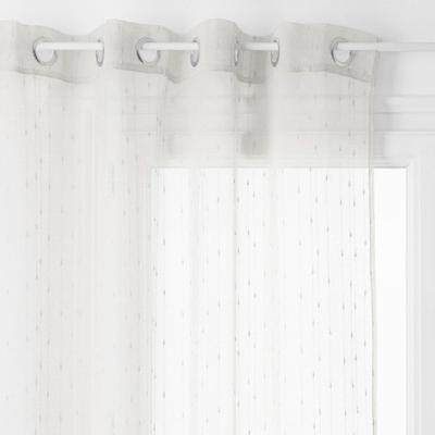 Plumetis Woven Sheer "Anissa" 140 X 240 Cm Atmosphera - Ivory