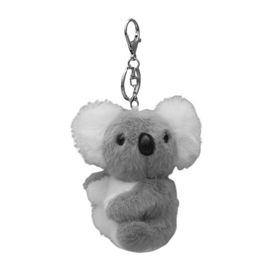 Koala Doll Keychain Cartoon Plush Bag Pendant Soft Stuffed Animal Keyring for Backpacks Purses Car Home Decor