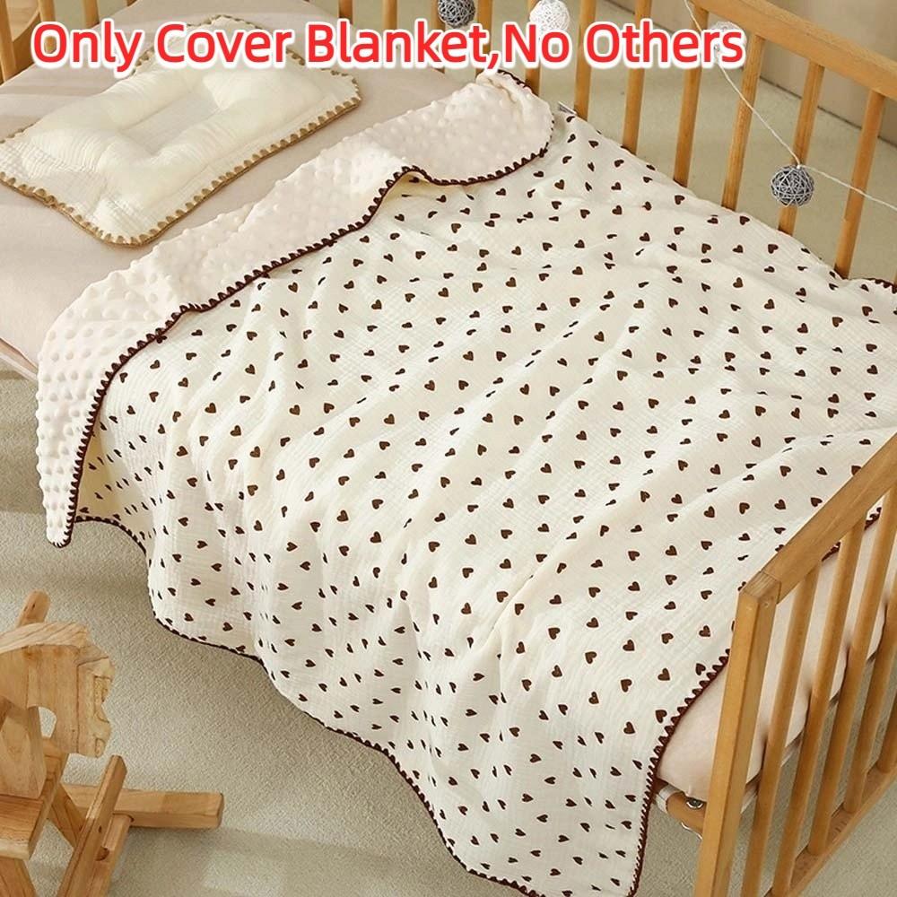 Soft Baby Bean Blanket Bear Printed Nap Sleeping Rug Cover Blanket for Infant  Bedroom