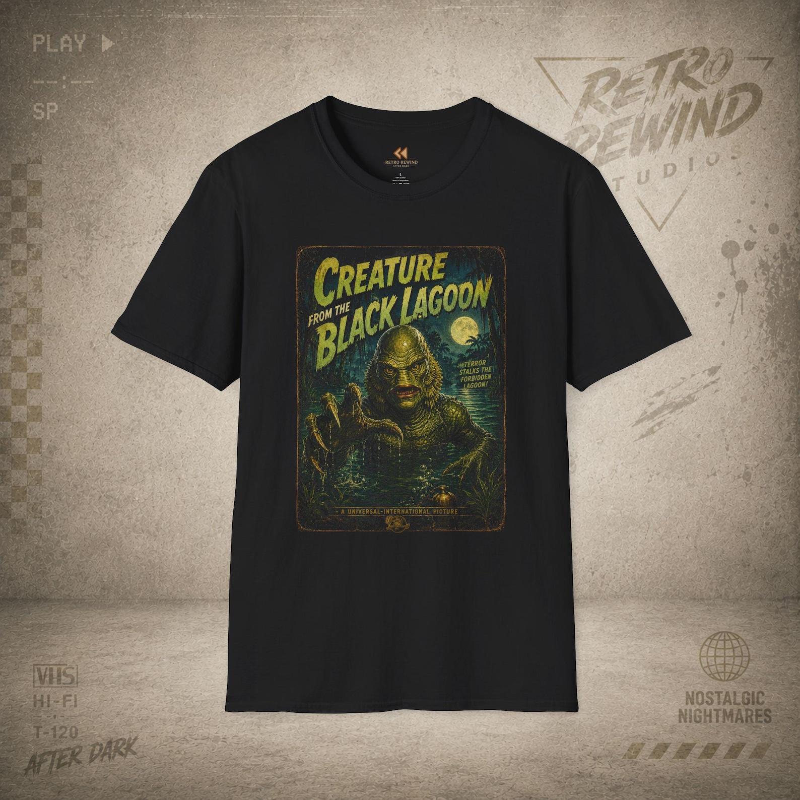 Creature from the Black Lagoon T-Shirt | Vintage Monster Poster Tee M