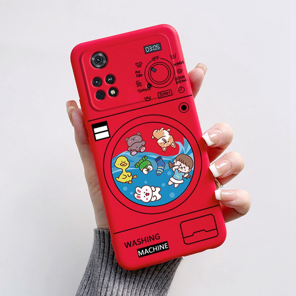 For Xiaomi Poco M4 Pro 4G Case Cute Cartoon Frog Cover Soft Silicone Phone Case For Xiaomi Poco M4 Pro PocoM4 5G Fundas Bumper