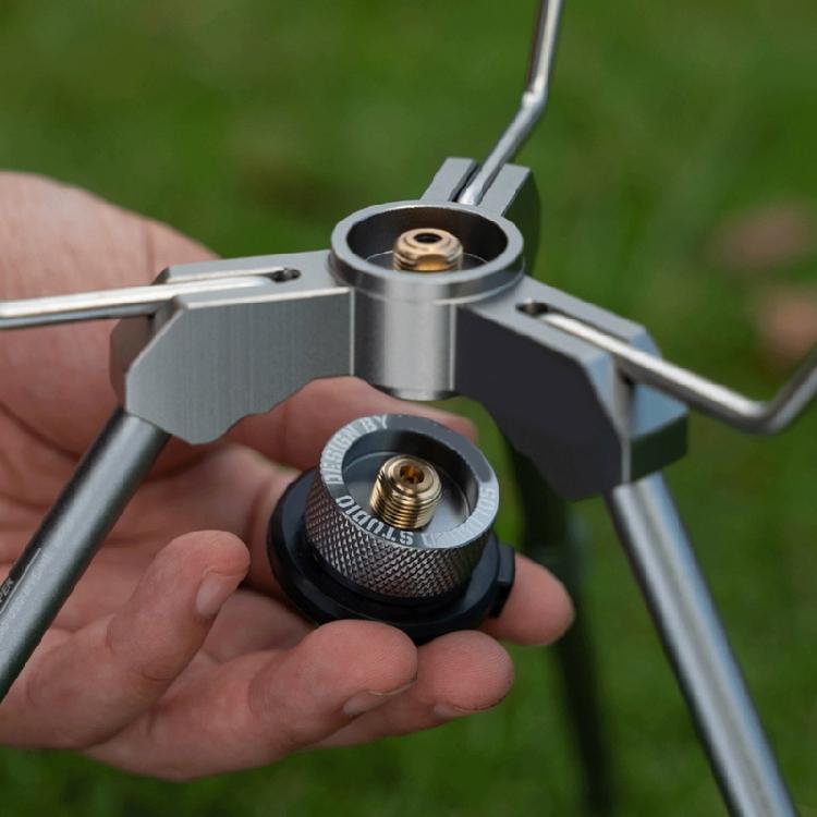 Aluminum Alloys Cylinders Cartridge Tanks Adapters Replacement Outdoor Camping Gas Tanks Connectors Converter Easy To Install