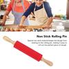 Solid Wooden Handle Mini Rolling Pin Non Stick Surface Non Stick Rolling Pin  Home Kichen Baking