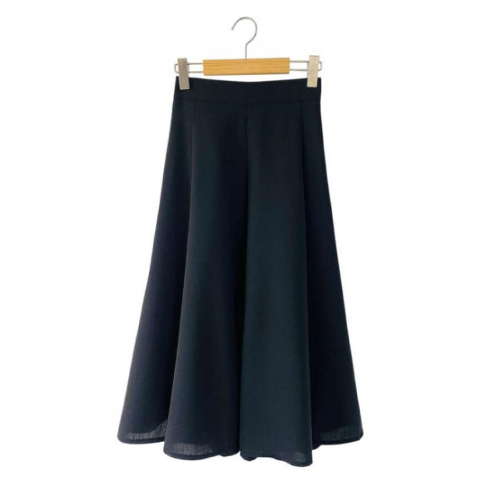Shop   Women A Line flAre Long Skirt blAck Stj Wsk 4586