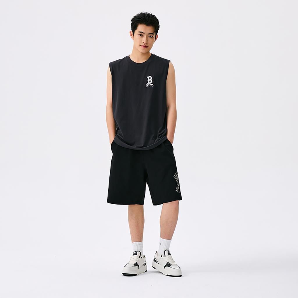 New MLB Boston Red Sox Basic Collection SS25 Tank Top Unisex Charcoal Gray 3ATOB0253-43CGS