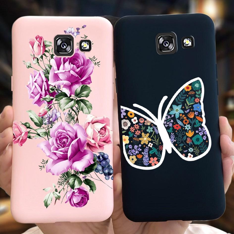 A5 2016 Case For Samsung Galaxy A5 2017 Cover A520 SM-A520F Popular Flower Shockproof Bumper For Samsung A5 2016 A510 Soft Funda