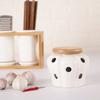Ceramic Kitchen Storage Jar Food Storage Ventilation Spice Storage Jar with Lid Dried Chili Pepper Ventilation Storage Tank