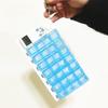 Intelligent Timed Reminder Medicine Box 28 Compartment Weekly Smart Pill Box with Sound Alarm for Elderly Medicine Reminder