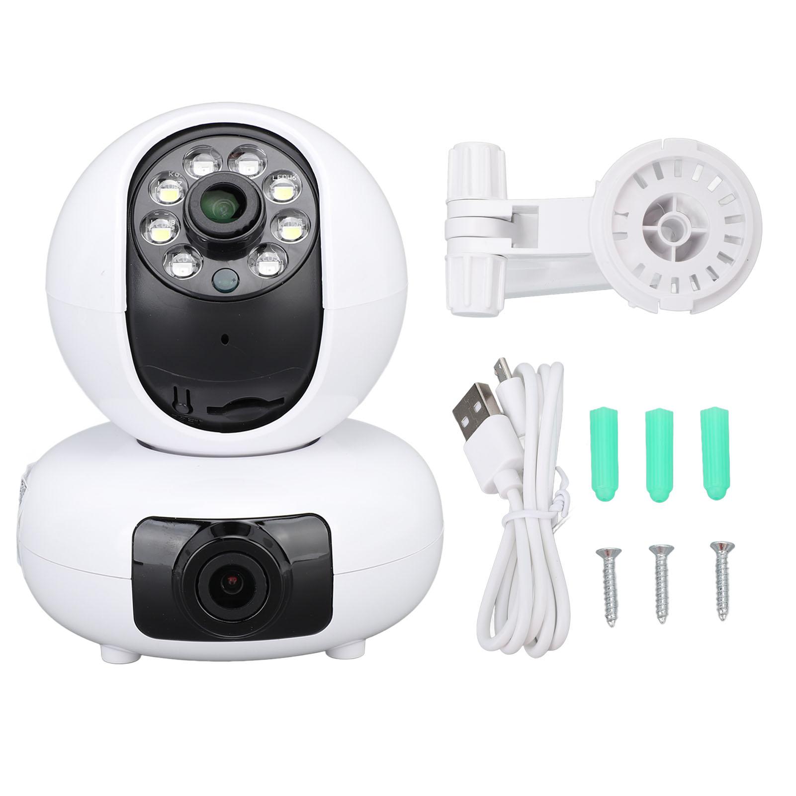

4MP Dual Lens Indoor Security Camera Wifi Indoor Wireless Home Security Camera with Auto Tracking