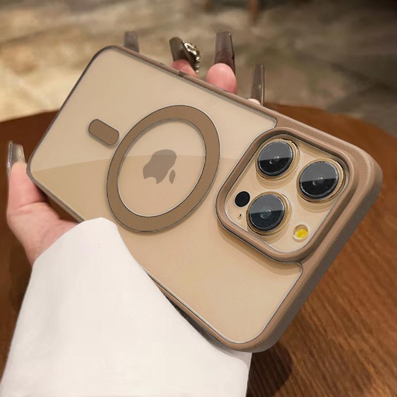 Modische Handyhülle Für iPhone 17 16 15 14 13 12 11 Pro Max Plus 17 Air Für Magsafe Transparente Klare Magnetische Acrylhülle