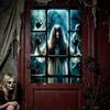 Large Size Halloween Curtain Hanging Design Horror Hanging Cloth  Festival Supplies