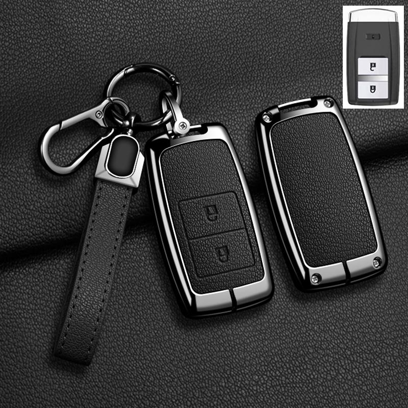 Auto Zinklegierung Leder Schlüssel Fernbedienung Hülle Abdeckung Für Acura RLX MDX CDX TLX-L NSX RDX Schutzhülle Schlüsselanhänger Auto Schlüsselanhänger Zubehör