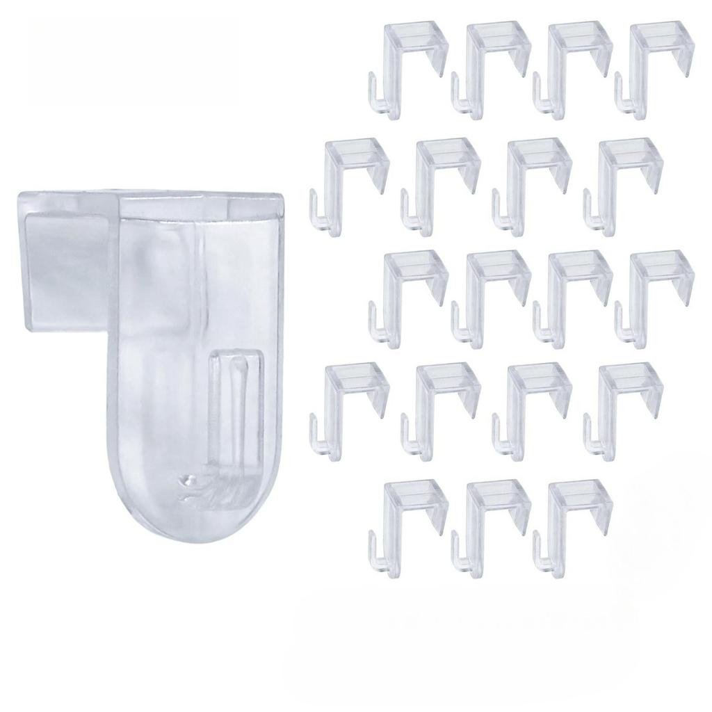 20/10/5pcs Curtains, Door Hooks, Christmas Decorations, Seamless Transparent Hooks with Strong Load-bearing Capacity