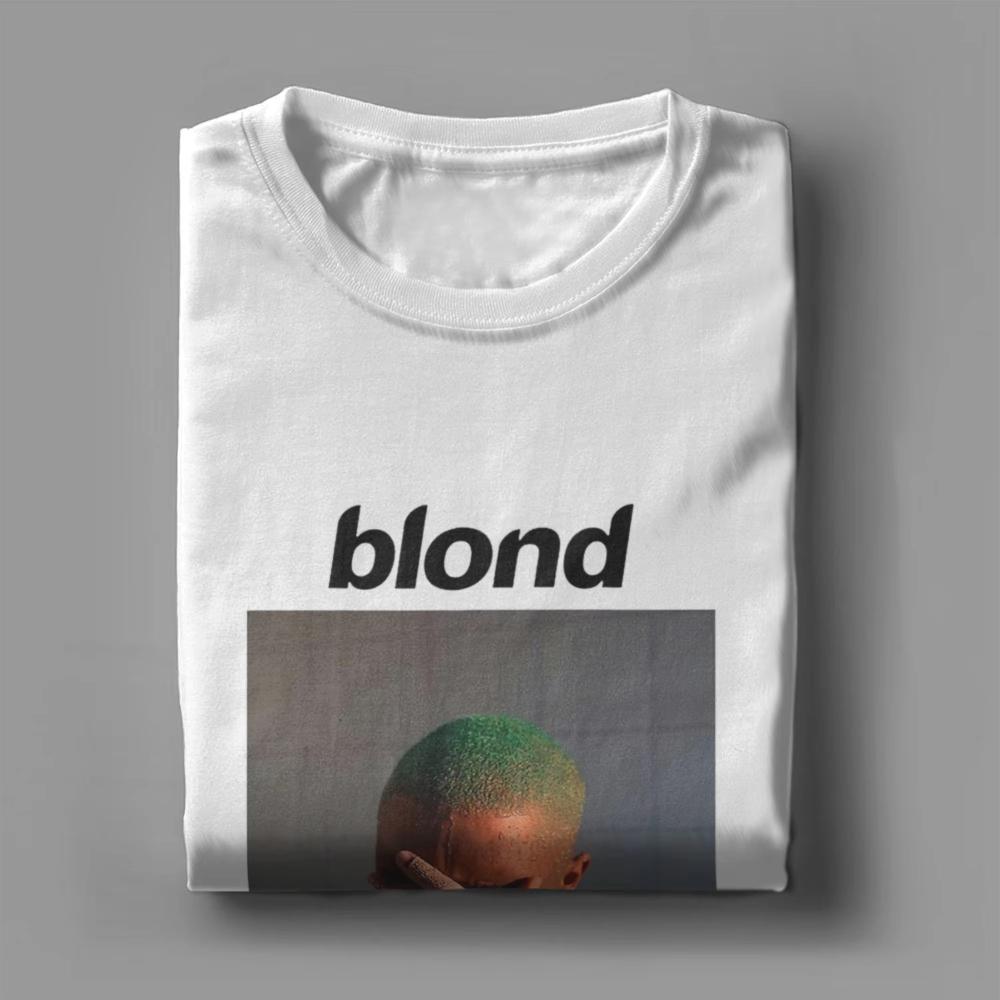 Men's Women Frank Ocean Inked and Screened Printed T Shirts Cotton Clothing Vintage Short Sleev