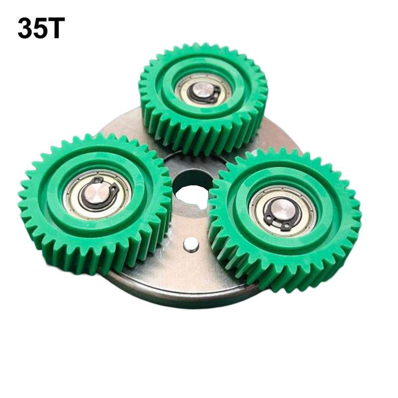 3PC Nylon Skew Gear EBike Motor Planetary Gear 608 Bearings 31T/35T 8mm Aperture For 500W/750W Motor Electric Vehicle Motor Part