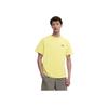 Levis Comfortable Short Sleeve Round Neck Pullover T-Shirt Men Tops Yellow 001AS-0002