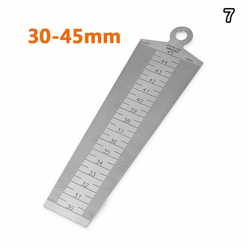Multi-size Stainless Steel Hole Measuring Tool Taper Gauge Feeler Inner Diameter Ruler Measuring Probes Aperture Measurement
