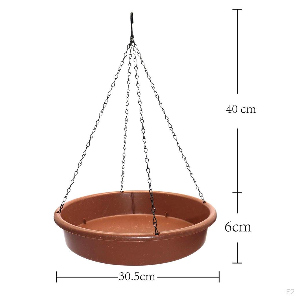 Hängen Vogel Bad Solar Powered Wasser Brunnen Tier Feeder Vintage Design Vogelbad für