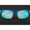 AirFly Nose Padless Sports Sunglasses with New Side Blue Blue AF-303 C-3 Pads, Frame/Mirrored Lens, AF-303 C-3