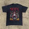 Nofx Payaso TV Unisex Black Cotton T-shirt