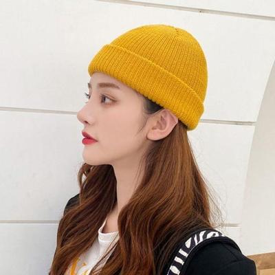 Women's Winter Daily Fashion 9-Color Short Beanie Hat