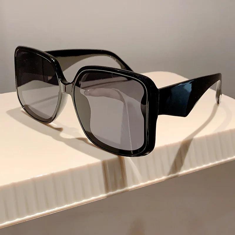 Vintage Big Frame Y2K Square Sunglasses Women For Men Sun Glasses Luxury Brand Designer Punk Popular Driving Pink Eyewear UV400