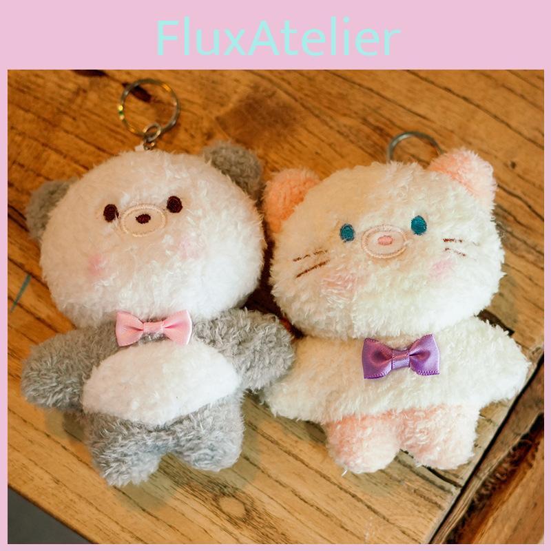 Kawaii Bunny Plush Keychain Soft And Fluffy Rabbit Stuffed Animal Bag Accessory