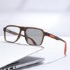 Herren- und Damenmode Photochrome Myopiebrille Antiblaulicht Farbwechselnde Sonnenbrille Ultraleichte Luxusbrille -4.0