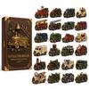 Transportation Advent Calendar With Acrylic Material For Holiday Gift And Kids Play