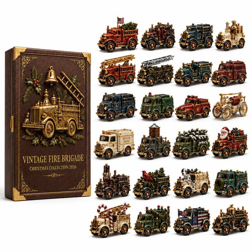 Transportation Advent Calendar With Acrylic Material For Holiday Gift And Kids Play