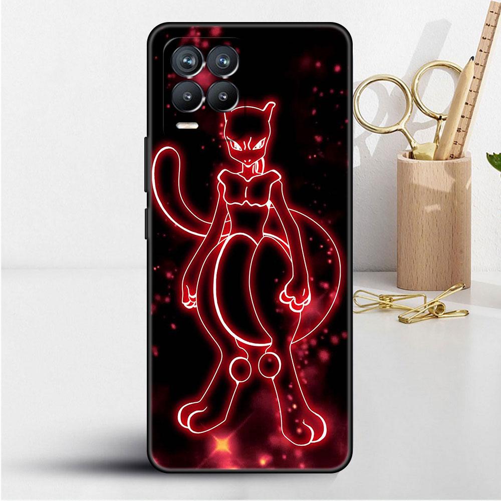 Hülle für Realme 8 C21y GT Neo 2 3 8i C21 7 C11 6 C12 C35 C3 GT 9 Pro C12 Silikon TPU Handyhülle Anime Pokemon Japan