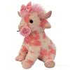Pink Highland Cow Plush Toy - Cute Valentine's Day Gift