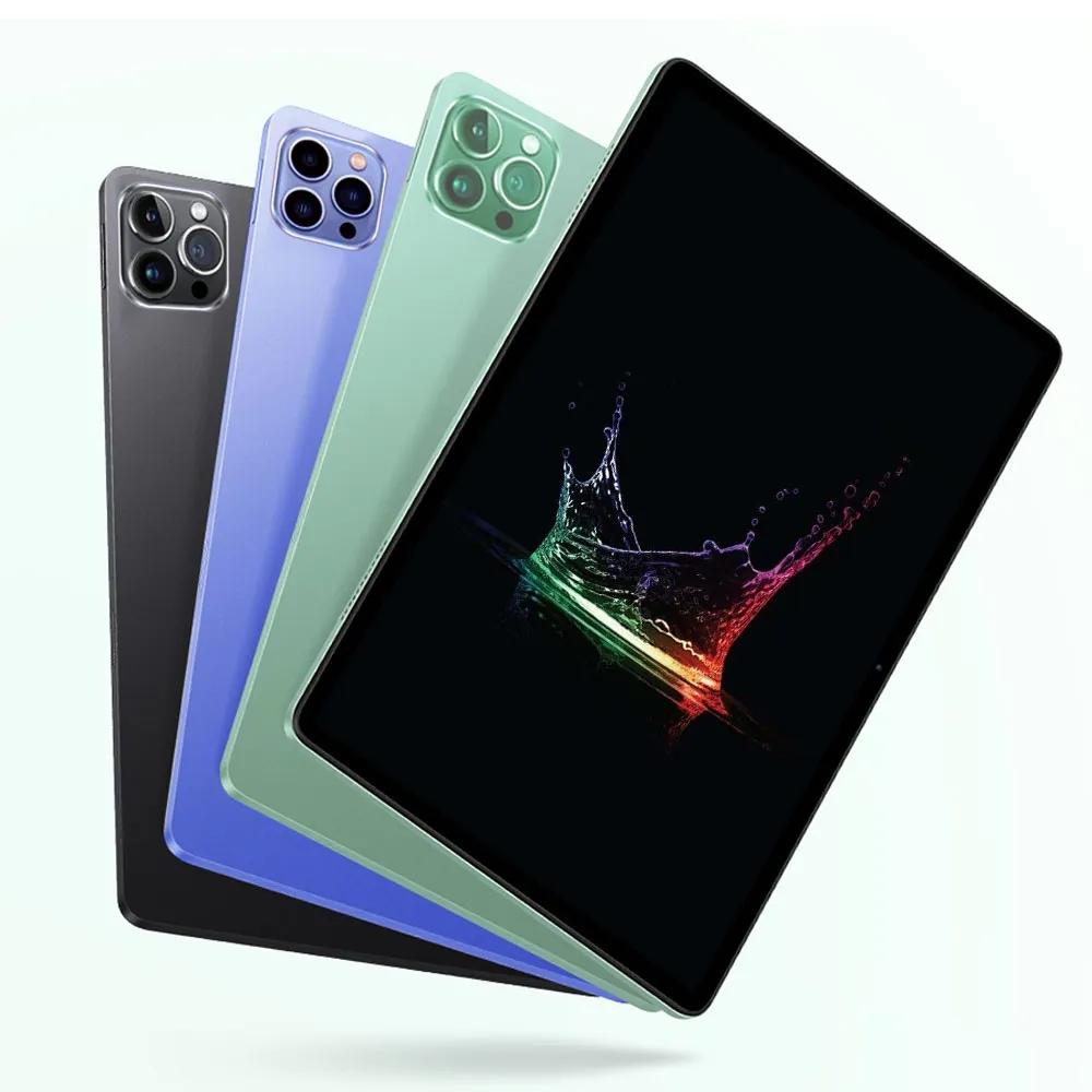 Yeni 10.1 İnç Mtk6765 Sekiz Çekirdek 8GB RAM 256GB ROM 4G/5G LTE 2.5D Dokunmatik Ekran Android 12 Tablet PC