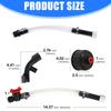 Spill Resistant ABS Fuel Filling Hose Set Smooth Flow Safe Design For VP Tanks And Motorcycles Dirt Bike Quick Refueling