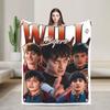 Will byers Horror TV Warm Comfy Blanket For Bedroom Graphic Throw Blanket Autumn Camping Flannel Bedspread